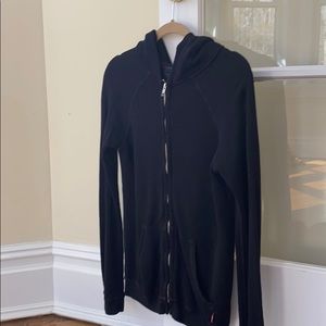 Free City Black Zipper Hoodie